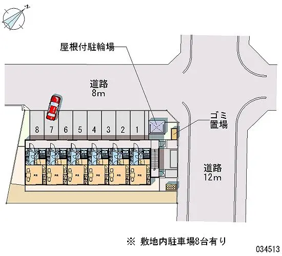 小樽市新光３丁目 月極駐車場